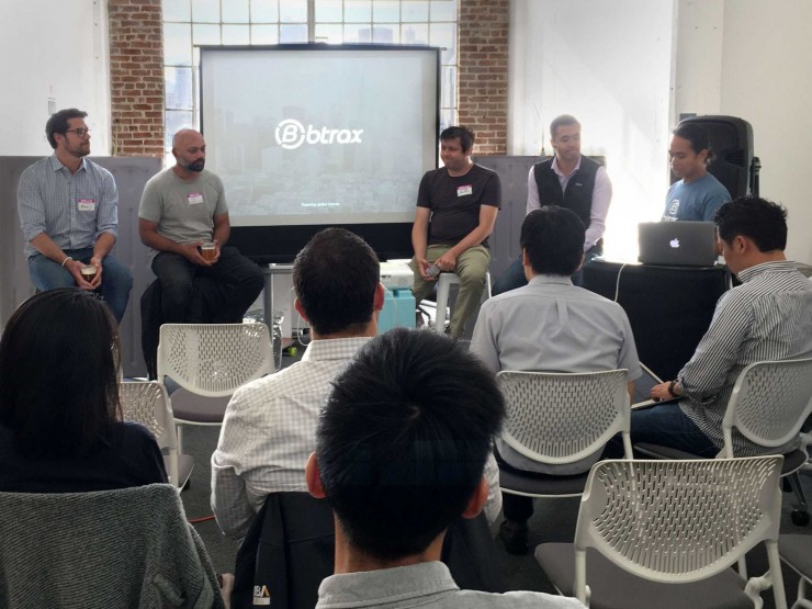 panel of robot experts at btrax in san francisco discussing the future of robots in building management