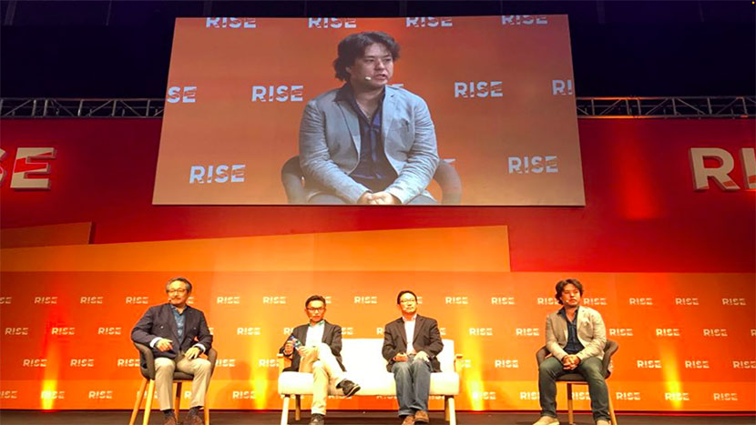 アジア最大のカンファレンス: RISEでの登壇の様子