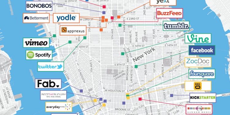 nyc tech map