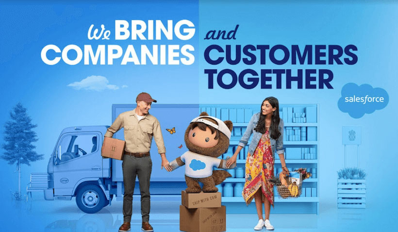 SalesforceによるWe Bring Companies and Customers Togetherキャンペーン