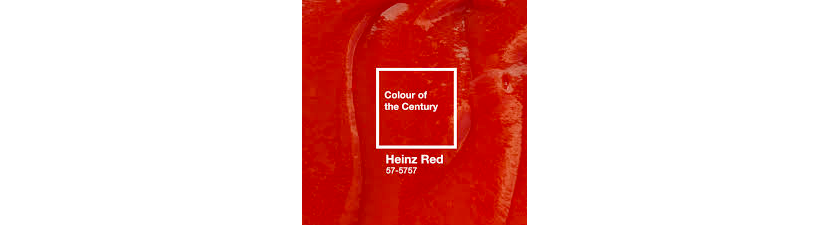PANTONE社がハインツのために指定した Heinez Red