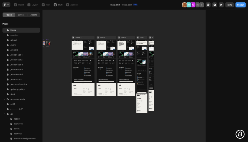 Framer design data