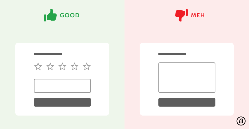 User Feedback Design Example