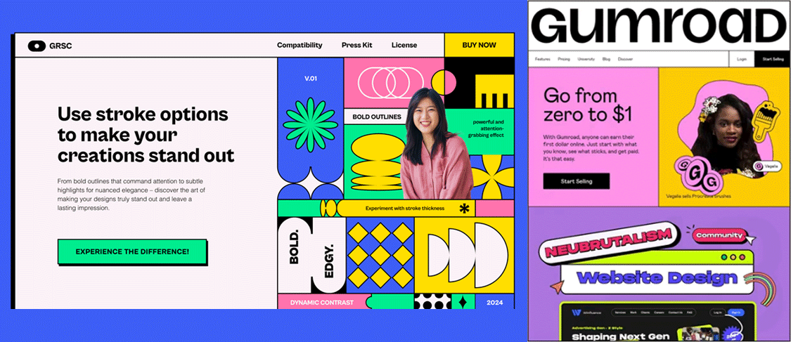 Neubrutalism (ニューブルータリズム)