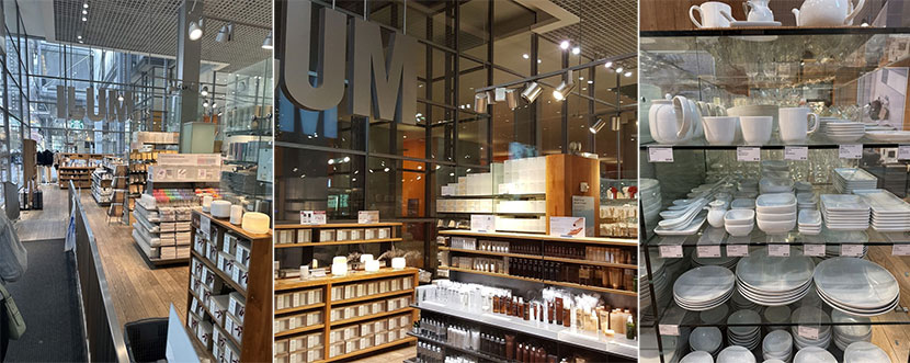 MUJIニューヨーク店での品揃え