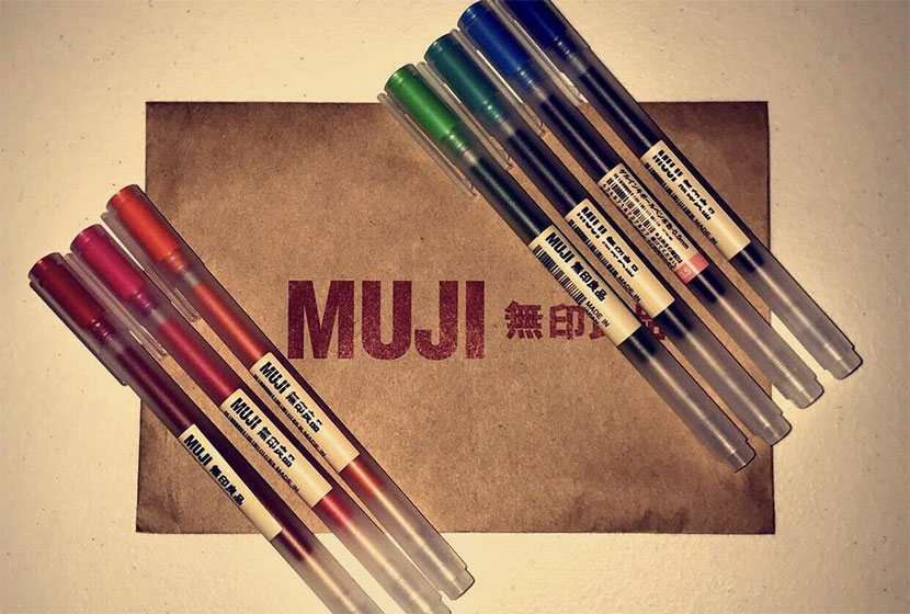 海外でも売られているMUJIのステイショナリー