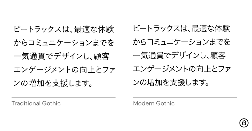 Gothic Comparison