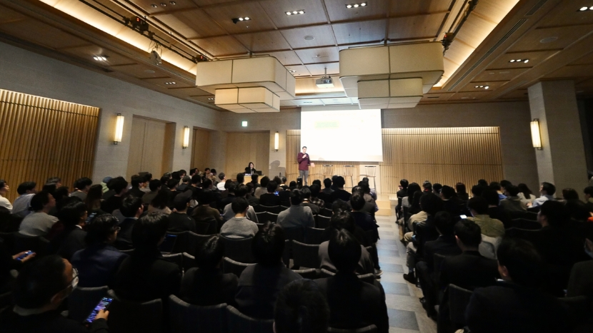 Aqua Voice Presentation session at Tokyo Event